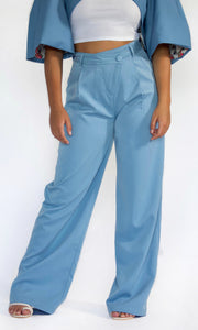 WORK MY WAY - Asymmetric waist slacks Jayli's Runway 