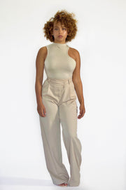 WORK MY WAY - Asymmetric waist slacks Jayli's Runway 
