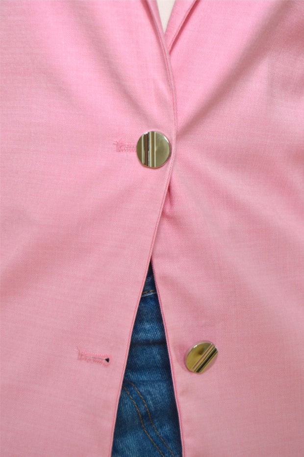 HEART OF DIAMONDS - Pink cutout boyfriend blazer Jayli's Runway 