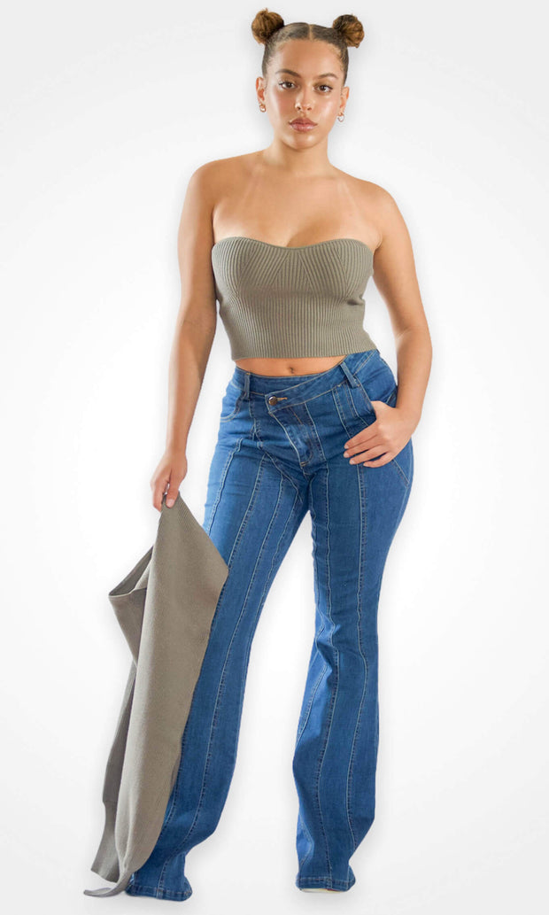 MOONLIGHT - 2 piece tube top and bolero Jayli's Runway 