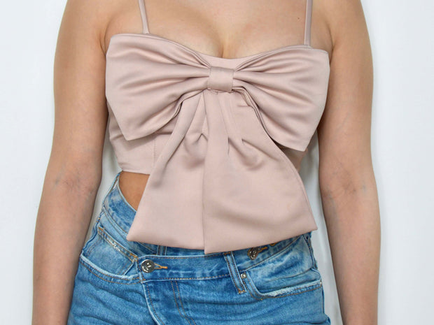 GIFTED - Pink satin top Jayli's Runway 