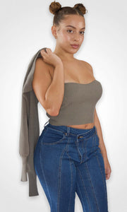 MOONLIGHT - 2 piece tube top and bolero Jayli's Runway 