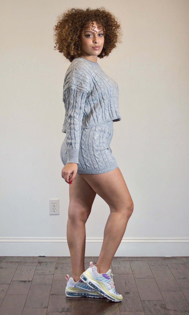 GOOD DAYS - Grey loungewear set Jayli's Runway