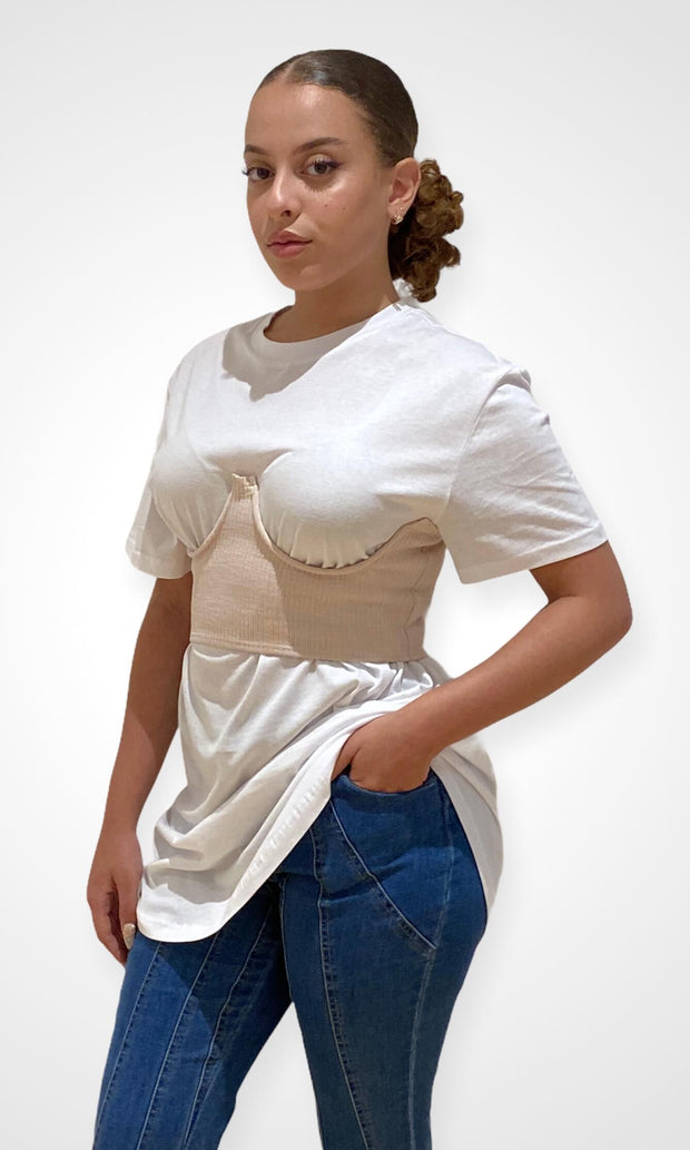 TADOW- Beige corset Jayli's Runway 