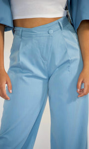 WORK MY WAY - Asymmetric waist slacks Jayli's Runway 