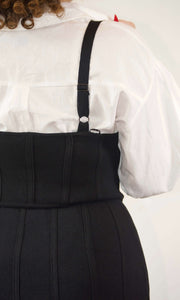 FRENCH KISS - Black corset Jayli's Runway