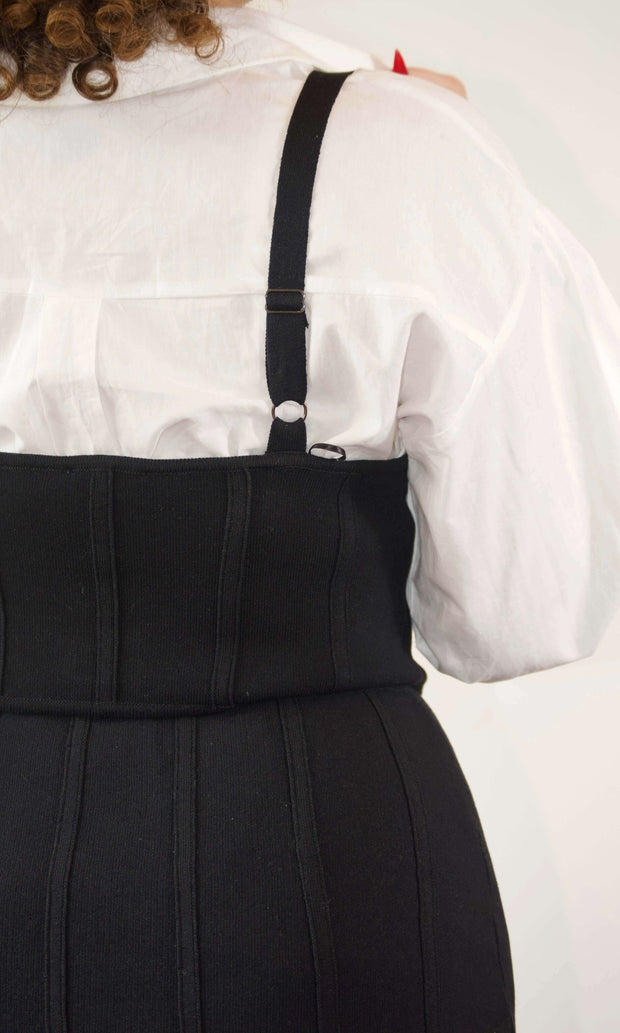 FRENCH KISS - Black corset Jayli's Runway