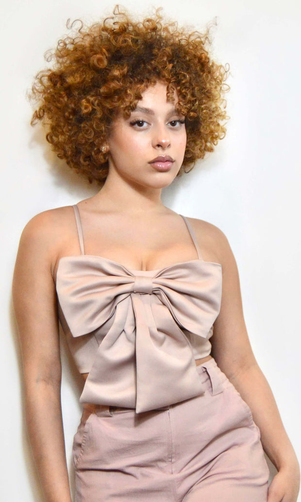 GIFTED - Pink satin top Jayli's Runway 