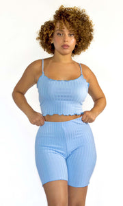 SWEET DREAMS - Blue loungewear set Jayli's Runway 