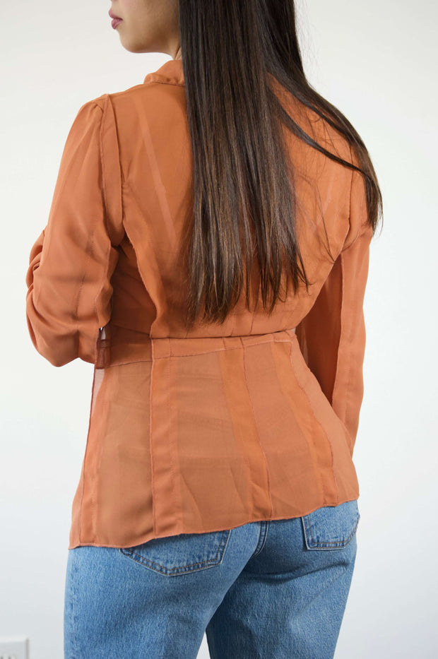 EVERY MOMENT - Front open sheer top Jayli's Runway
