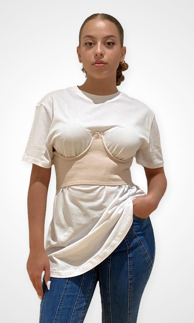 TADOW- Beige corset Jayli's Runway 