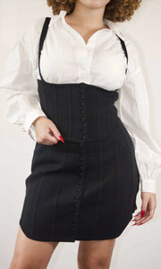 FRENCH KISS - Black mini skirt Jayli's Runway